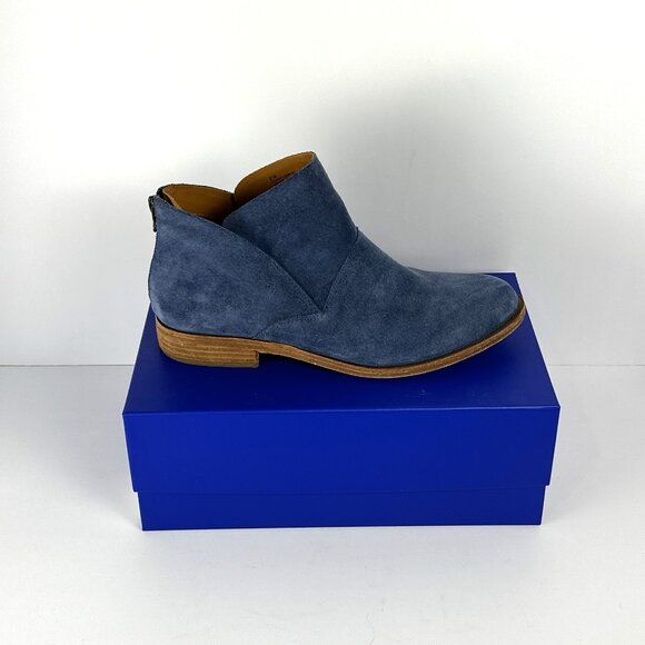 Kork-Ease Ryder Blue Suede Ankle Boots - Picture 10 of 12